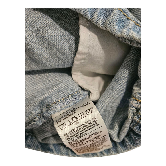 Old Navy Child Size 6-12M Blue Denim Overall Dress - Picture 3 of 6